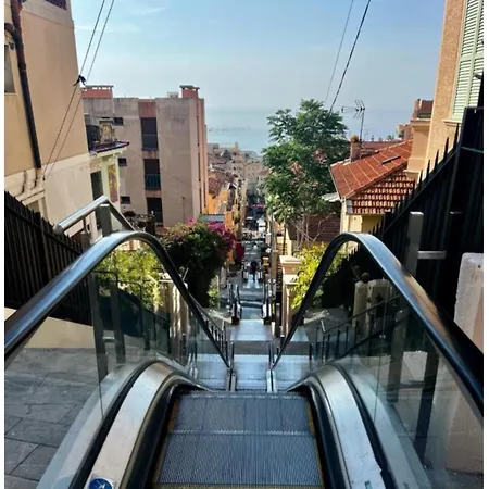 Sea View & Monaco Panorama, Terrace, Ac, Self Check-In Apartmán