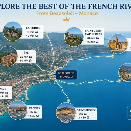 Sea View & Monaco Panorama, Terrace, Ac, Self Check-In *